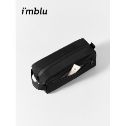 imblu 洗漱包可攜式再生尼龍防水化妝包旅行出差男高級健身女收納袋