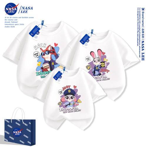 NASA不一樣的親子裝夏裝一家三口短袖t恤純棉2025新款炸街母女裝