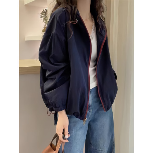 2025新款寬松連帽防曬衣女外套薄款小個子夏季顯瘦穿搭洋氣減齡