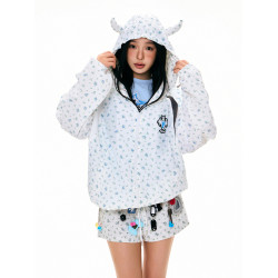 梁拌泡菜upf50+海邊碎花防曬衣女2025新款戶外防紫外線防曬服外套