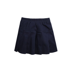 兒童百褶裙女童黑色半身裙小學生卡其色校服裙子中大童演出服短裙