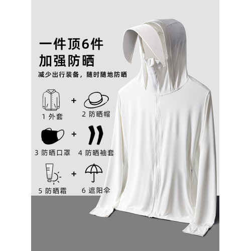 防曬衣女大碼防紫外線加肥加大夏季薄款200斤胖mm防曬服冰絲外套