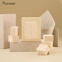 piccasso  方形水感化妝海綿6p  柔軟有彈性   上妝粉撲
