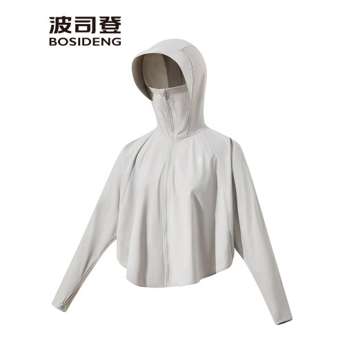 2025年新款波司登短款防曬衣鬭篷式夏季涼感薄款透氣女士抗紫外線