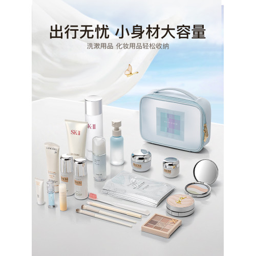唯蘭朵洗漱包2025新款防水透明大容量可攜式外出差旅行化妝收納包