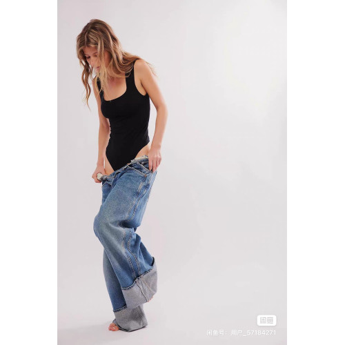 度假沙灘性感遮肚連體泳衣女Fp新款打底連體衣襠部可開bodysuit棉