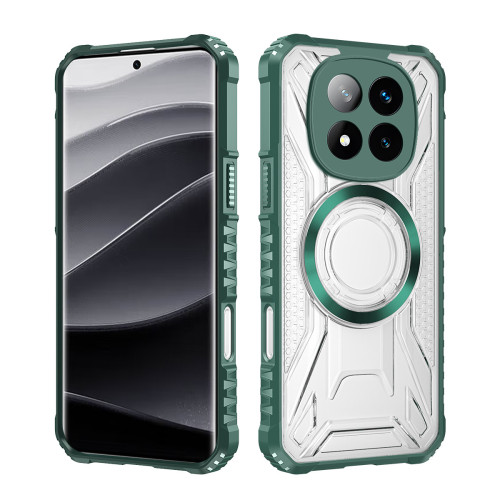 適用小米紅米note15Pro戰影磁吸手機殼紅米note14氣囊防摔保護套