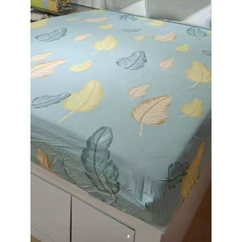 簡單生活床笠全棉斜紋床笠罩精梳全棉床笠多色單件簡約純棉床笠