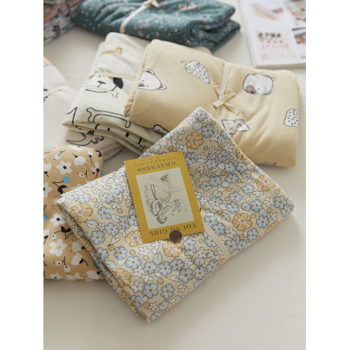 Sharemily裸睡針織棉小碎花床單床包單件 卡通純棉全棉天竺棉單品 Sharemily裸睡針織棉小碎花床單床包單件 卡通純棉全棉天竺棉單品