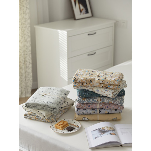 Sharemily裸睡針織棉小碎花床單床包單件 卡通純棉全棉天竺棉單品 Sharemily裸睡針織棉小碎花床單床包單件 卡通純棉全棉天竺棉單品