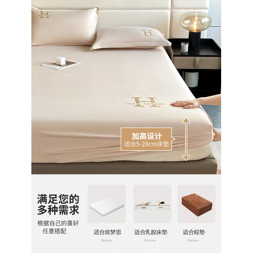 韓國精工HEY防水床笠單件2024新款隔尿床罩蓆夢思隔髒床單床墊套