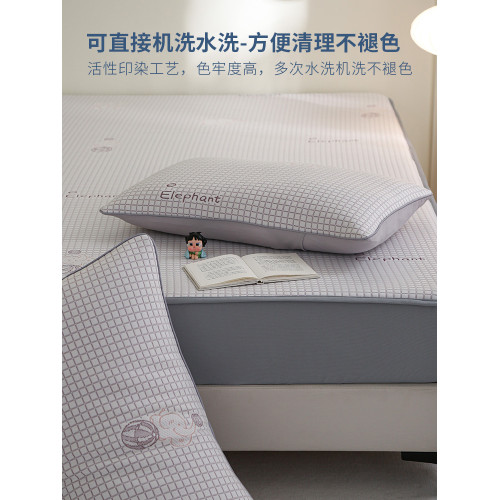A類小冰豆 涼感夏季單件床笠冰絲床罩三件套涼蓆床墊套2024新款