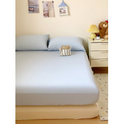 冰皮涼感丨夏季床包三件套 純色簡約床罩