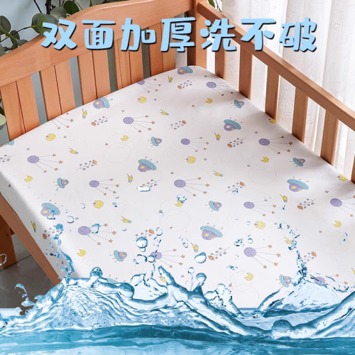 拼接嬰兒床A類全棉加厚防水床笠防水隔尿床單新生吸水速乾防漏套