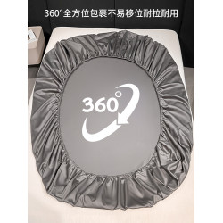高級全棉貢緞加高床笠單件純棉床罩180x200厚床墊加大尺寸2米x2cm
