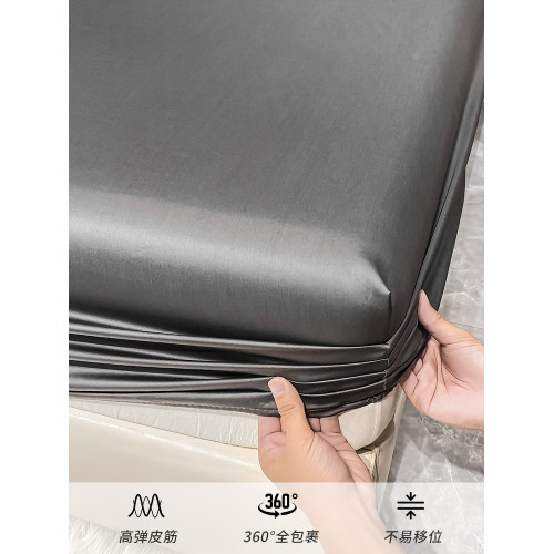 高級全棉貢緞加高床笠單件純棉床罩180x200厚床墊加大尺寸2米x2cm