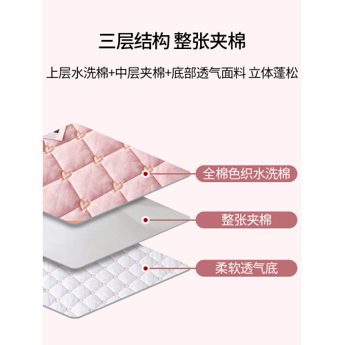 品牌100全棉床笠罩帶裙花邊二合一體純棉夾床單件2025年新款四季