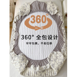 床笠罩2025夏季新款全棉a類兒童母嬰級床罩床墊防塵罩純棉三件套