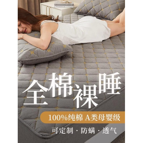 純棉2025新款四季通用單件100全棉保護床墊防水隔尿防滑床笠罩