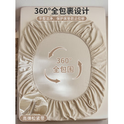 A類全棉三層紗床笠罩單件100純棉床套蓆夢思床墊防塵罩床單三件套