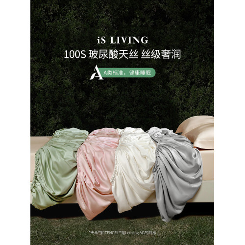 奧地利進口天絲裸睡床笠A類高品質萊賽爾超柔夏季枕套床笠三件套