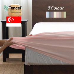 新加坡涼感裸睡1000TC進口LF蘭精100%天絲TENCEL™萊賽爾床笠