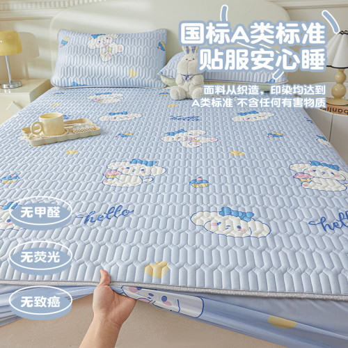 冰絲乳膠涼蓆床笠款2025新款軟蓆子夏天涼感床笠罩a類母嬰級床笠