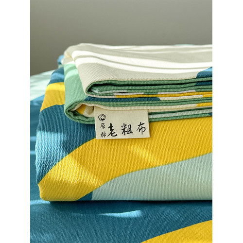 品牌100純棉老粗布床笠罩全包型床單件2025新款四季通用加厚墊套