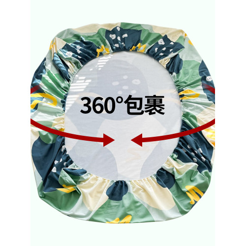 品牌100純棉老粗布床笠罩全包型床單件2025新款四季通用加厚墊套