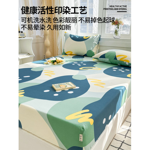 品牌100純棉老粗布床笠罩全包型床單件2025新款四季通用加厚墊套