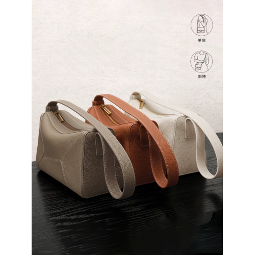 百麗2025女包新款托斯卡納真皮牛皮包通勤包斜後背包小方包X9320AX4