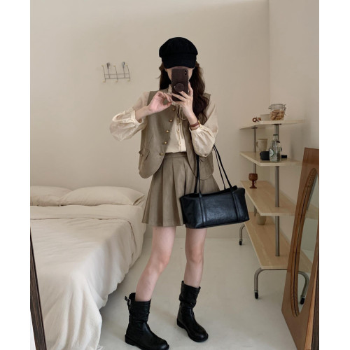 高級感女包小衆真皮慵懶風法棍包牛皮大容量單肩斜背腋下包時尚潮