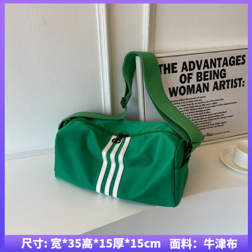 NYCK單肩包斜後背包女2025新款時尚可掛行李箱拉桿運動健身包女包潮