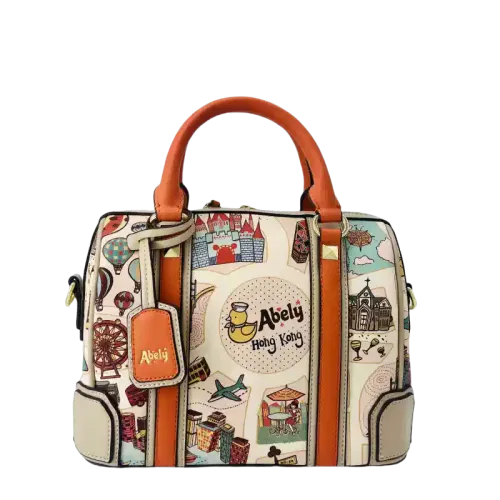 阿貝莉爆款女包波士頓枕頭包大容量新款可愛手提單肩斜後背包圓筒包