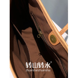 25新款時尚水桶包斜後背包carryall小號通勤托特包單肩女包轉山轉水