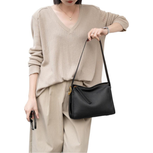 【雲朵】美式高級感潮流時尚女包復古風簡約氣質百搭單肩斜後背包包