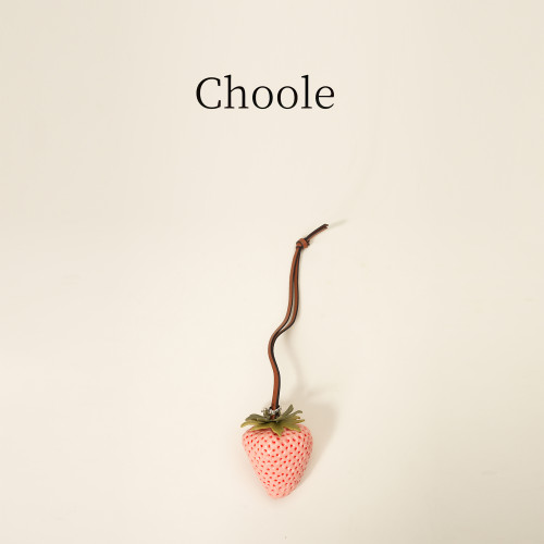 Choole 夏日甜心草莓掛件掛飾女包百搭時尚百搭