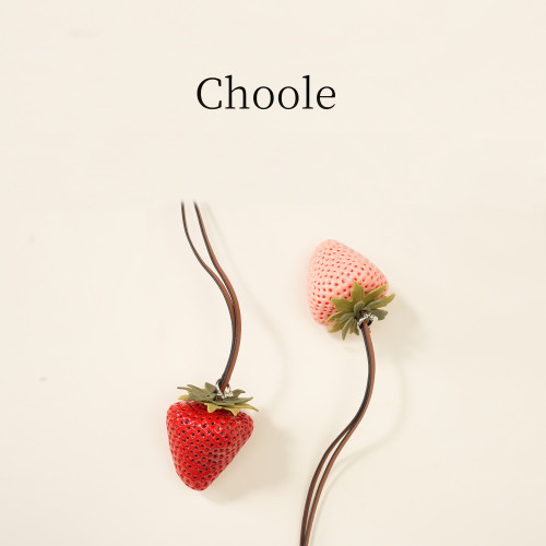 Choole 夏日甜心草莓掛件掛飾女包百搭時尚百搭