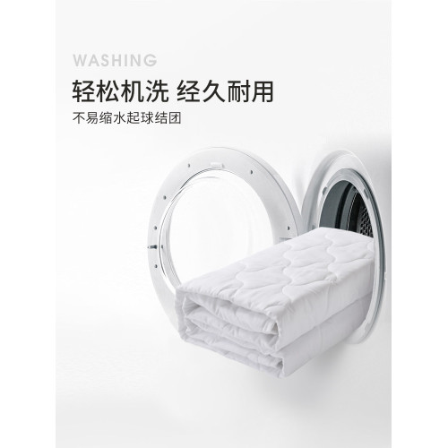 雅蘭柔軟磨毛綁帶床墊保護墊家用臥室防滑蓆夢思墊床褥透氣軟墊