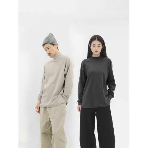 半高領打底衫/Material Formula/親膚男女純色套頭內搭物質公式