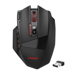 X-33無線有線雙模遊戯滑鼠自定義 16400DPI吃雞穿越火線電腦競技