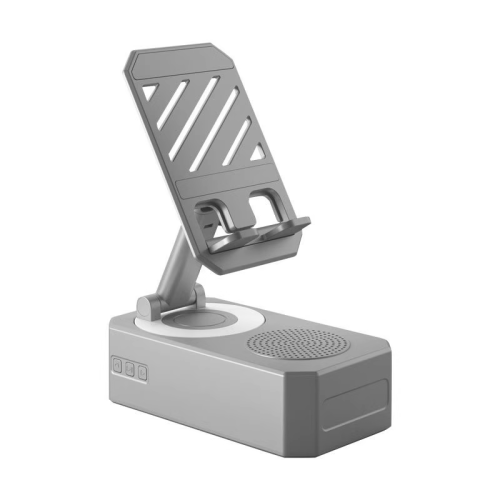 德國進口藍牙音響行動電源三合一手機支架2026新款可插U盤多功能可旋轉調節影音娛樂一體音箱