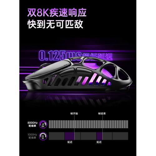 重力星球破繭Xpro無線滑鼠超輕量化鏤空遊戯電競專用三模藍牙辦公