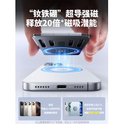 派凡鋁合金磁吸卡包手機支架二合一magsafe金屬卡套超薄隱形背貼卡夾桌面可攜式折曡卡片適用iphone蘋果16pro