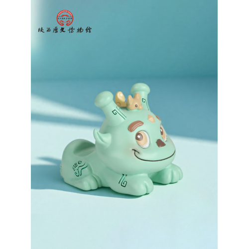 陝西歷史博物館觥仔文創手機支架桌面擺件可愛萌寵卡通形象書桌