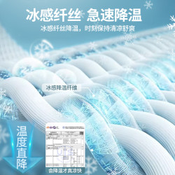 夏季冰絲涼蓆床笠款可機洗涼感蓆夢思床墊套罩2025年新款床罩全包