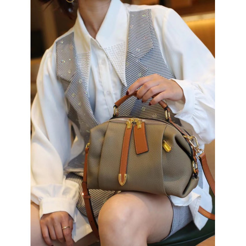 【雲朵】時尚女包高級感復古小方包美式潮流單肩包真皮手提斜後背包