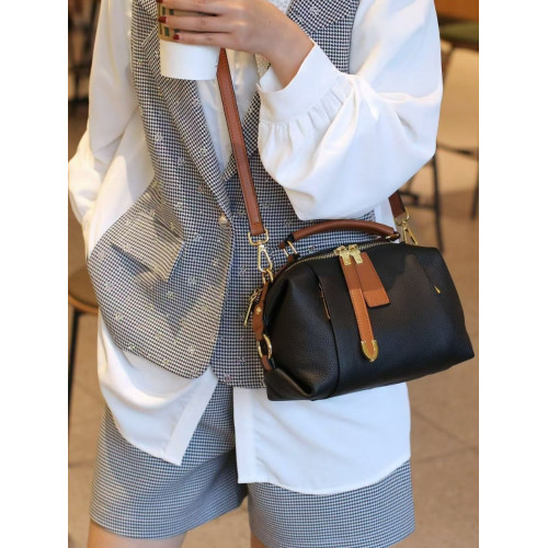 【雲朵】時尚女包高級感復古小方包美式潮流單肩包真皮手提斜後背包