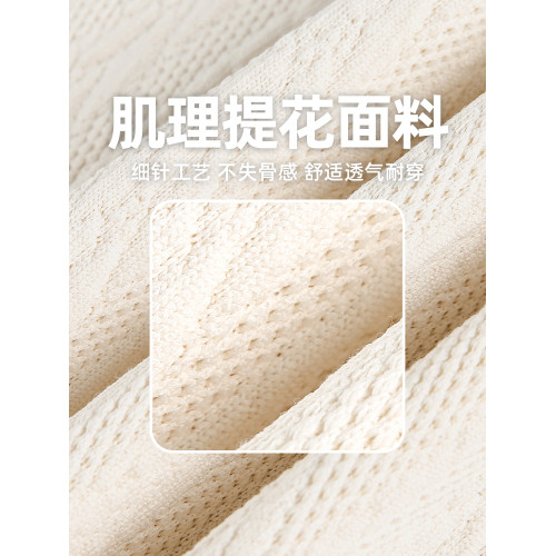 WASSUP潮牌美式重磅提花翻領衛衣男女情侶上衣春秋2025新款打底衫