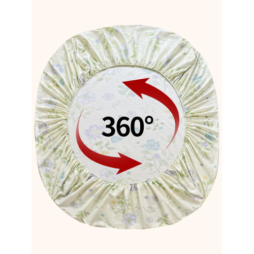 品牌全棉床笠罩床單件純棉2025年新款南通家紡1米35的床墊保護套